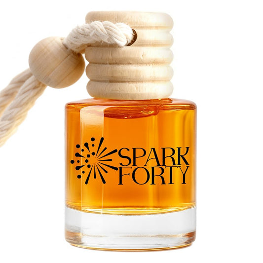 Sparkforty Night Car Perfume Car Air Freshener 30-Day Luxury Hanging Diffuser & Cologne Gift Set for Men & Women, Long-Lasting Essential Oil Woody Sweet Floral Car Scent Subtle