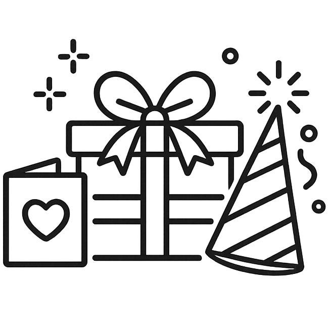 Premium fragrance gift icon for special occasions.